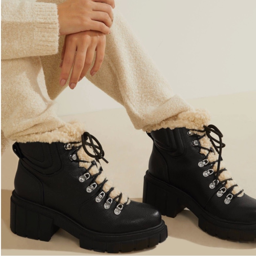 Guess Kiele Faux-shearling Boots